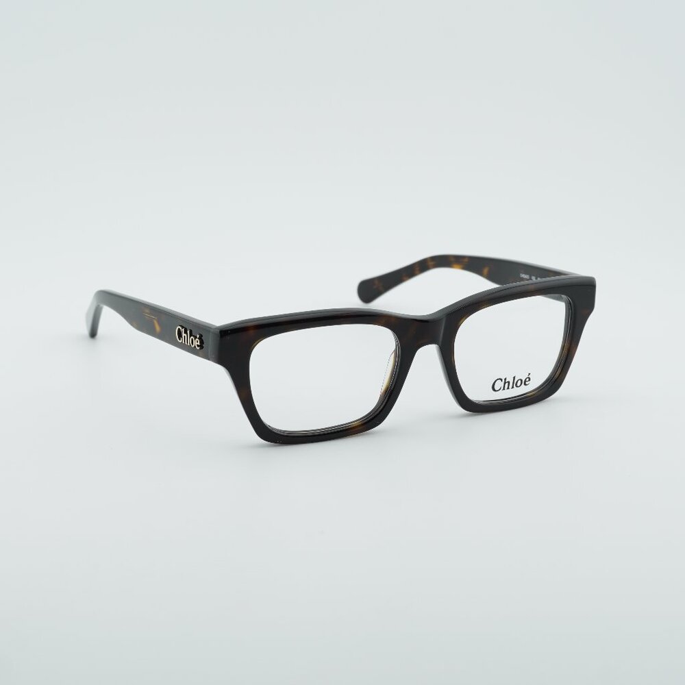 Chloe CH0242O 002 Eyeglasses Havana 51mm Rectangle Frame